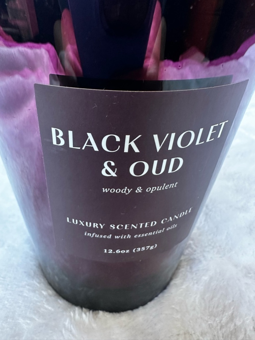 Threshold Luxury Scented Candle Black Velvet and Oud